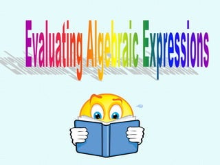 Evaluating algebraic expressions with substitution (answers) | PPTX