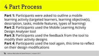 Evaluating a mobile toolkit for designing mobile learning activities | PPT