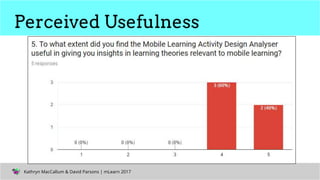 Evaluating a mobile toolkit for designing mobile learning activities | PPT