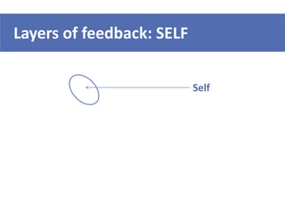 Layers of feedback: SELF
Self
 