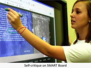 Self-critique on SMART Board
 