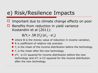 Evaluating economic impacts of agricultural research ciat