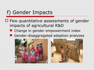 Evaluating economic impacts of agricultural research ciat