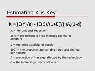 Evaluating economic impacts of agricultural research ciat