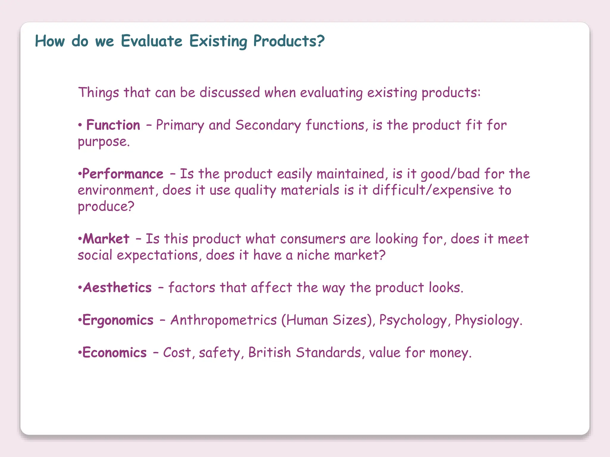 The evaluation of existing products.pptx