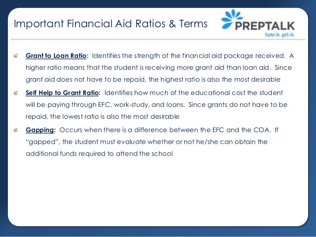 Evaluating financial aid award letters Evaluating financial aid award letters