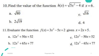 9/3/20XX Presentation Title 7
 