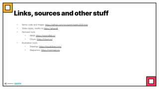 Links,sources and other stuff
- Demo code and images: https://github.com/nicolaiort/rejekts2025-glsb
- Slides styles, credits to Mario Fahlandt
- Demoed tools
- K8GB: https://www.k8gb.io/
- Cilium: https://cilium.io/
- Illustration tools:
- Drawings: https://excalidraw.com/
- Diagramms: https://mermaid.org
 
