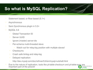 Evaluating ha alternatives my sql tutorial2