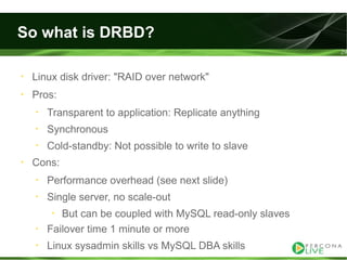 Evaluating ha alternatives my sql tutorial2
