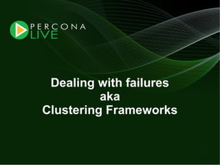 Evaluating ha alternatives my sql tutorial2