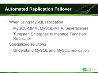 Evaluating ha alternatives my sql tutorial2