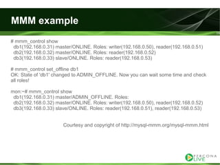 Evaluating ha alternatives my sql tutorial2