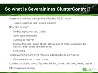 Evaluating ha alternatives my sql tutorial2