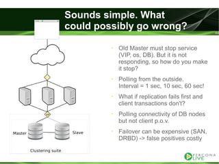 Evaluating ha alternatives my sql tutorial2
