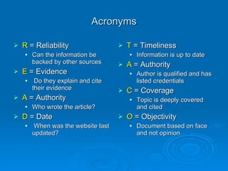 DreamTechies Authority Currency Objectivity Accuracy 