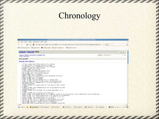 Chronology 