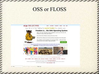 OSS or FLOSS 