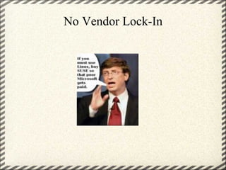No Vendor Lock-In 