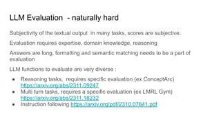 Evaluating LLM Models for Production Systems Methods and Practices - | PDF