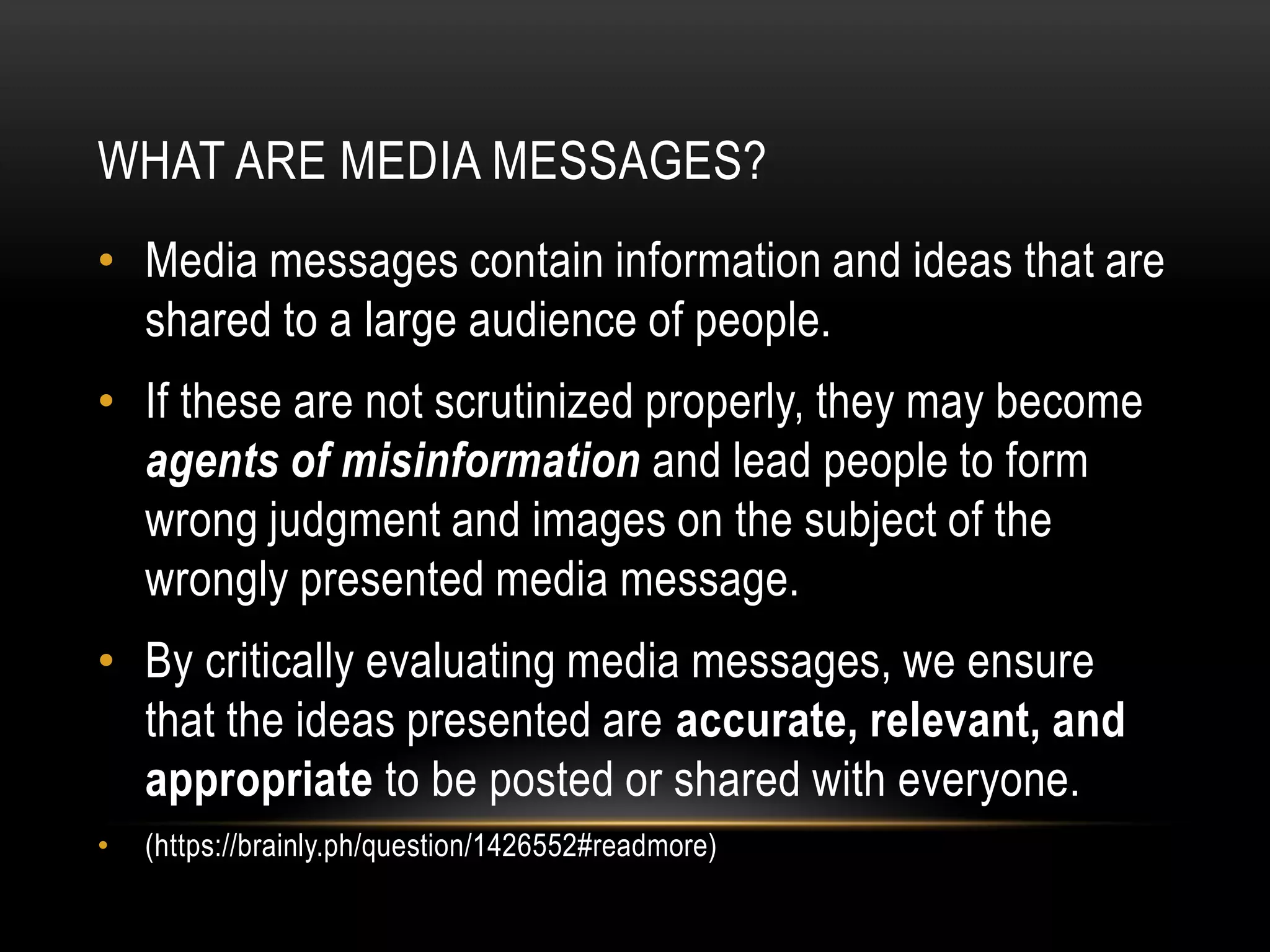 Evaluating messages or images of different types of texts reflecting ...