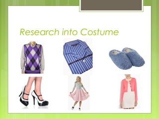 Research into Costume

 
