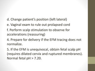 Evaluating of fetal heart tracing | PPTX