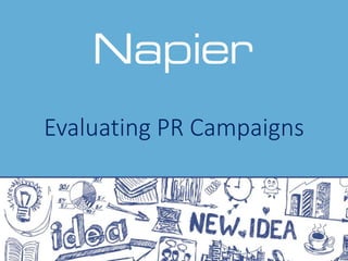 Evaluating PR Campaigns
 