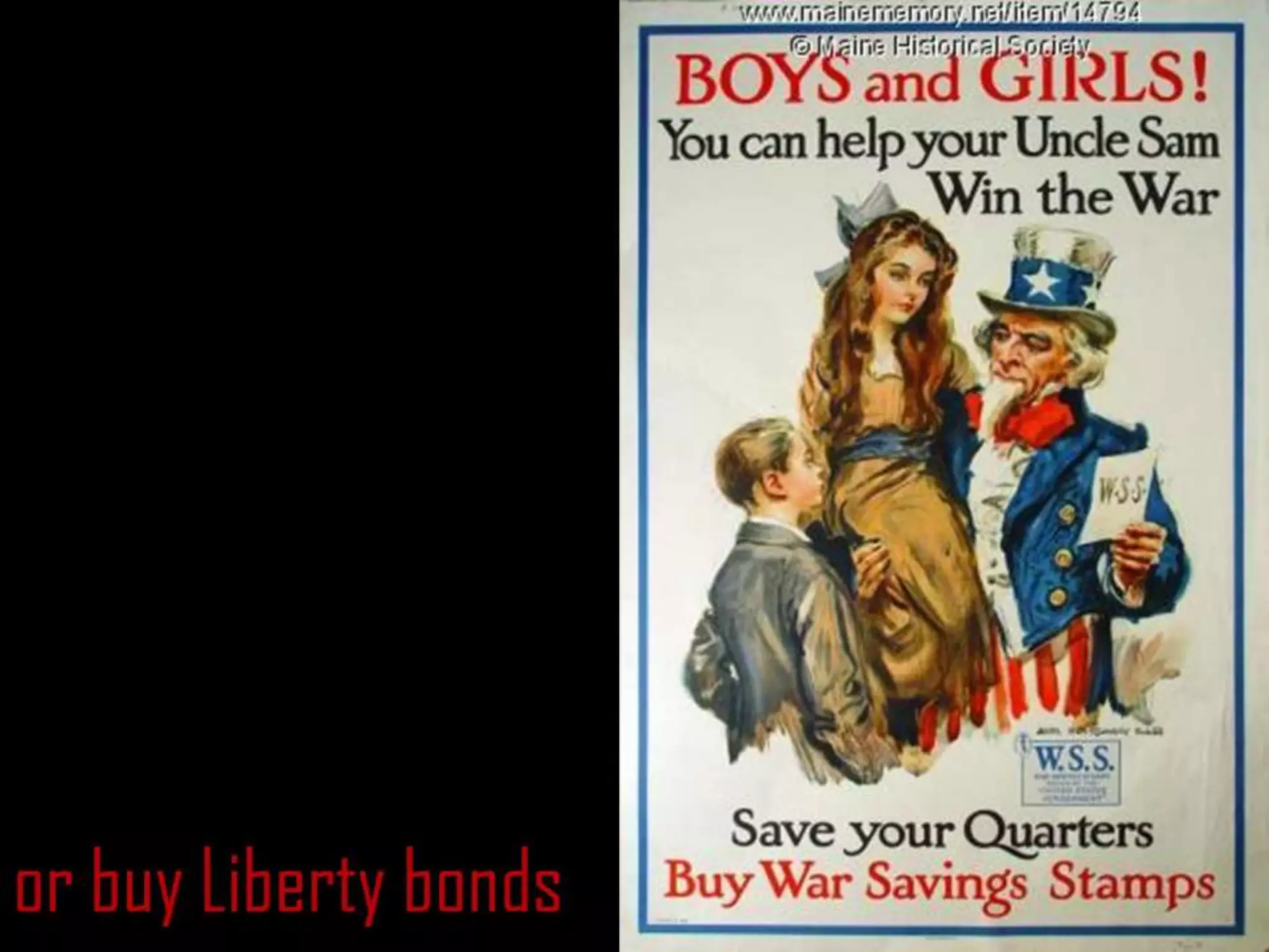 or buy Liberty bonds
 