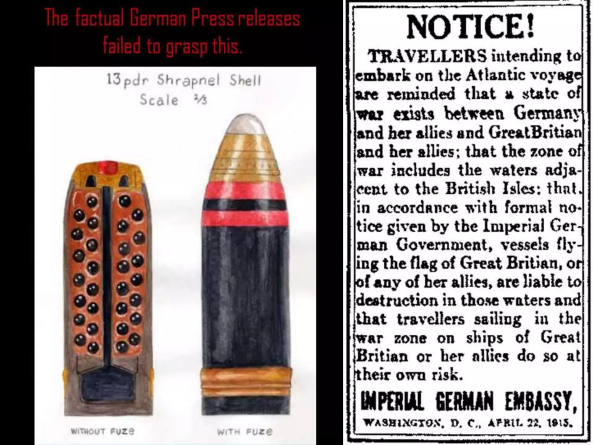 The factual German Press releases
failed to grasp this.
 