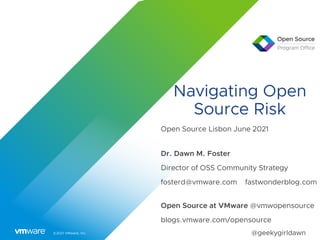 Navigating Open Source Risk Slide 1
