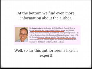 Surge notices that the article is written by
someone with an advanced degree.

That’s a good sign!

 