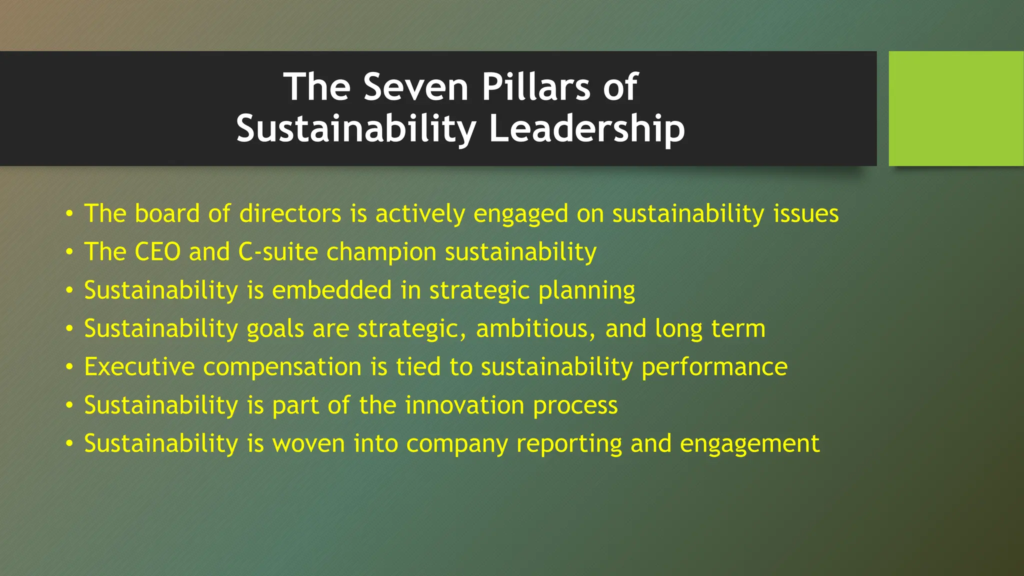 The Seven Pillars of sustainability .pptx