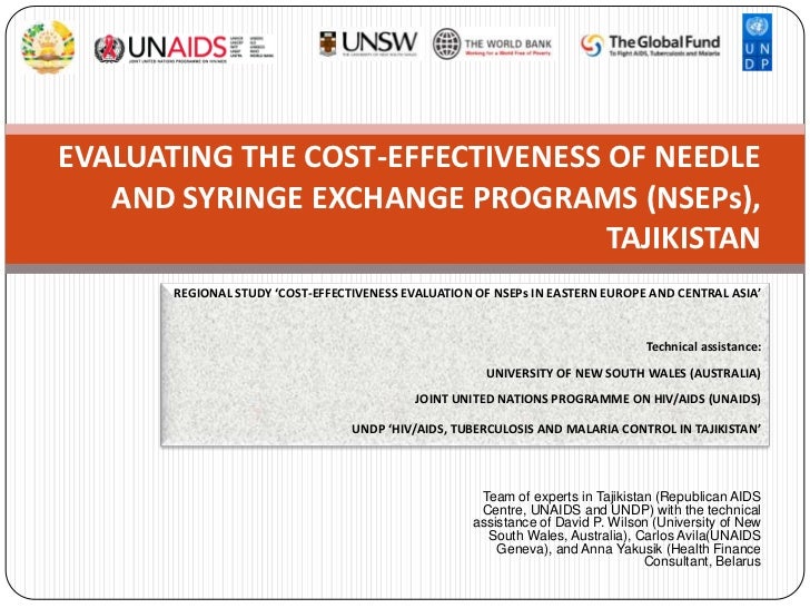 Evaluating the cost effectiveness of Needle and Syringe exchange prog…