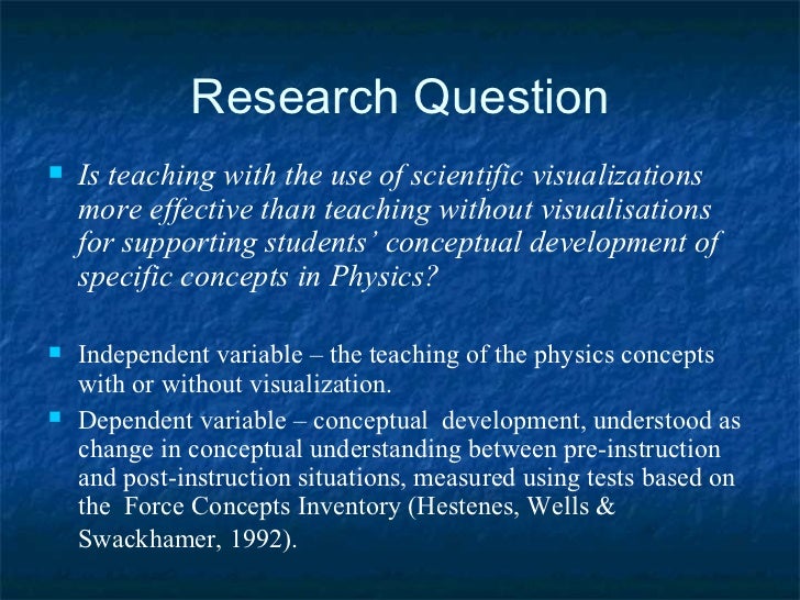 Evaluating the effectiveness of scientific visualizations in physics