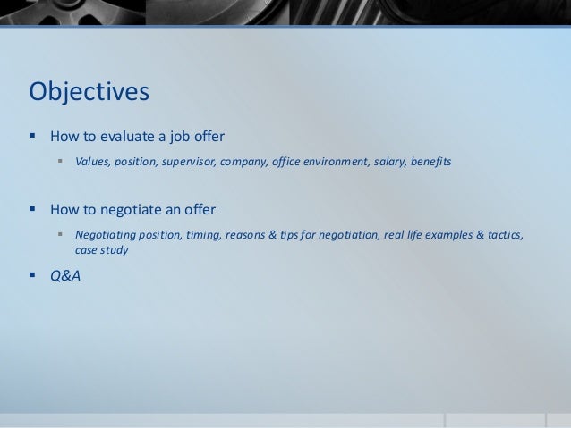 salary offer negotiation