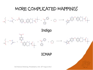 More complicated Mappings



                                        Indigo




                                        ICMAP


ACS National Meeting, Philadelphia, USA 20th August 2012
 