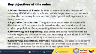 Mooe Process Flow Evaluating the use of school Funding MOOE 1.pptx