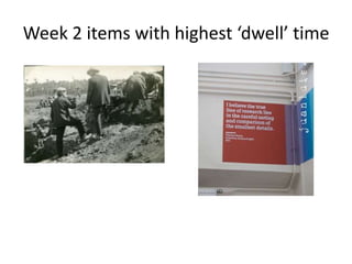 Week 2 items with highest ‘dwell’ time

 