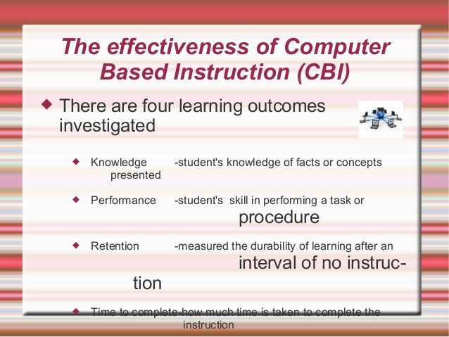 Evaluating web based instruction