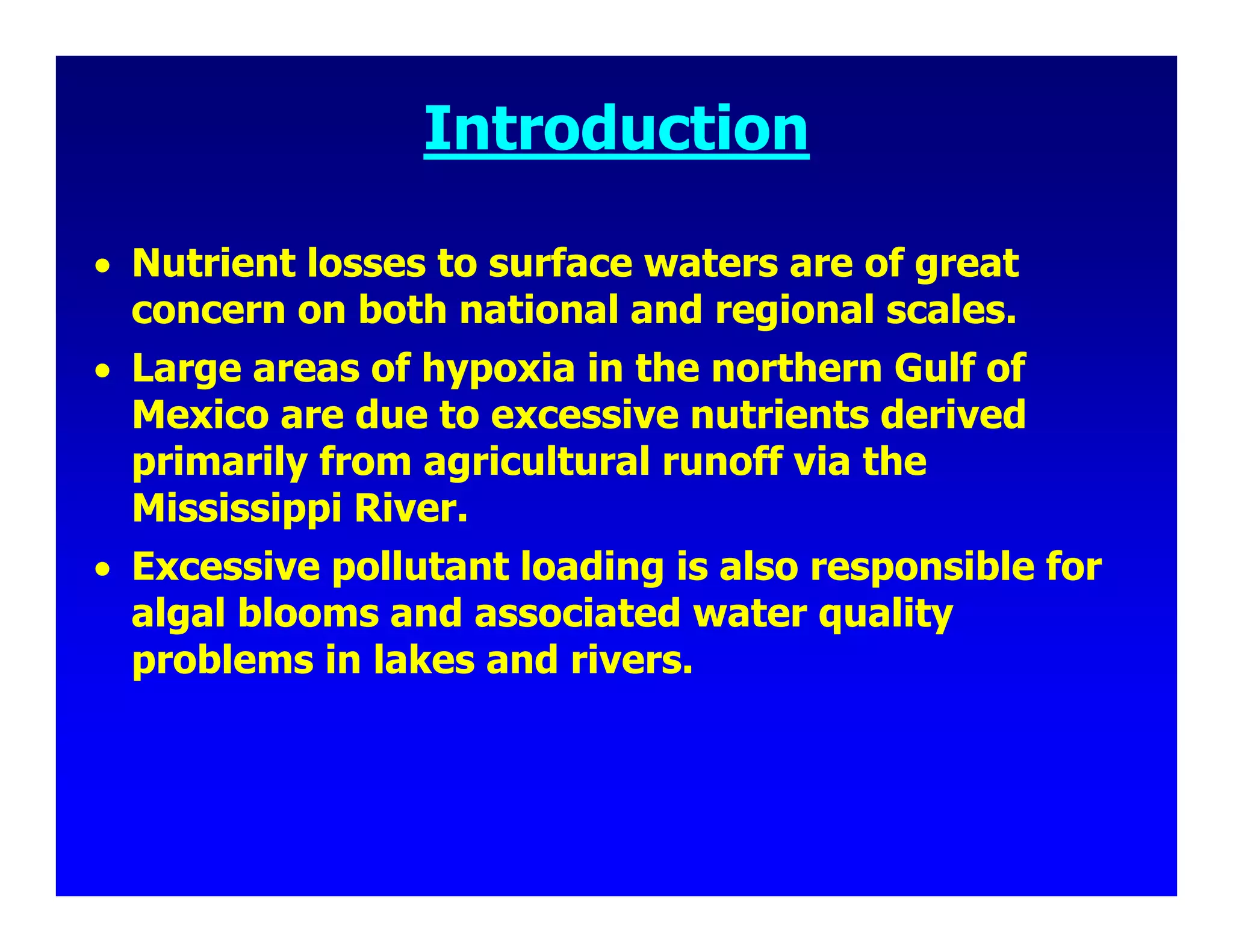 Evaluating wetland impacts on nutrient loads | PPT