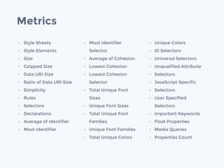 Who is using StyleStats?
 