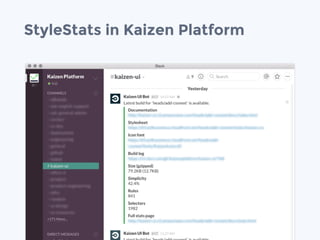 Kaizen Platform Styleguide
 