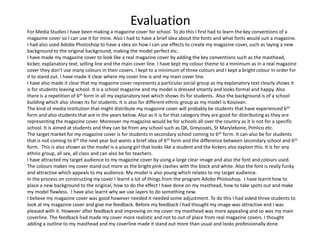 Make the heading stand out more as it is not sharp enough and not so appealing