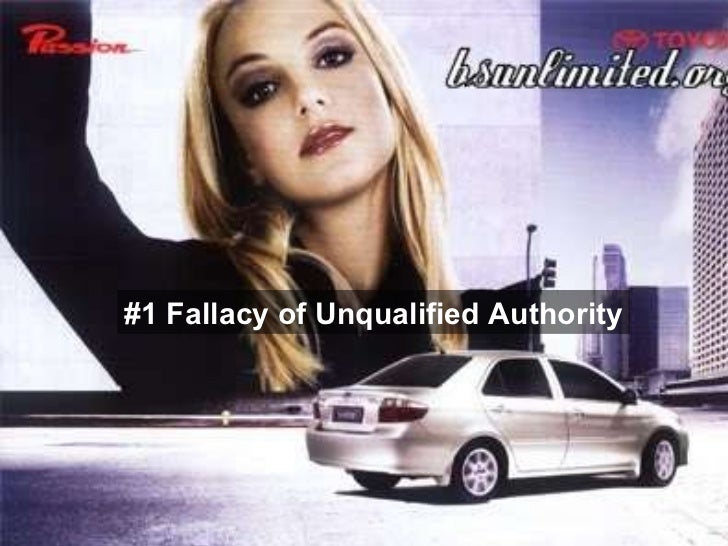 Evaluation Logical Fallacy Insufficient Evidence Appeal To Unqualified Authority Fallacy