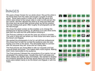 Back Cover- The songs listed