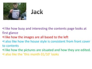 I tried to make the opening masthead appealing to my audience so therefore I went on to dafont and spent ages trying to find a good font to suit my double page spread I then saw this one and loved it. I choose, to use colours purple and black because I feel that they looked nice together.  And made the purple look bright in contrast with the black. I also tried to make it look girly due to the interview being based on a female. I choose to dot the pictures around the double page spread because I felt it would make the article look more interesting and appealing.  I choose four different photos of jess, two of her looking done up and ready to go out and two of her naturally. The reasons for this is because I wanted the audience to be able to look at her real life and celebrity life style. 