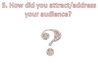 The kooks Q. What do you think of my media product?I love it i feel i could really connect with it and would defiantly buy it!Q. What's your favourite genre of music?R nB, hip-hop, pop, indie, a little bit of rock!, jazzLauraRnB