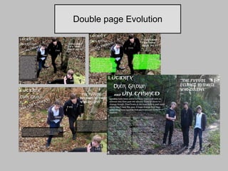 Double page Evolution 1 2 3 4 
