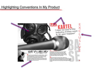 Highlighting Conventions In My Product 